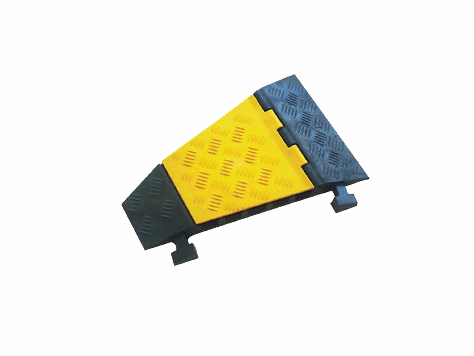 5 CANALINE 90x50x5,5 - Pedana passacavi - Protezione cavi - Sicurezza al passaggio - Modulo centrale e curva sinistra/destra 5 CANALINE 90x50x5,5 - Pedana passacavi - Protezione cavi - Sicurezza al passaggio - Modulo centrale e curva sinistra/destra